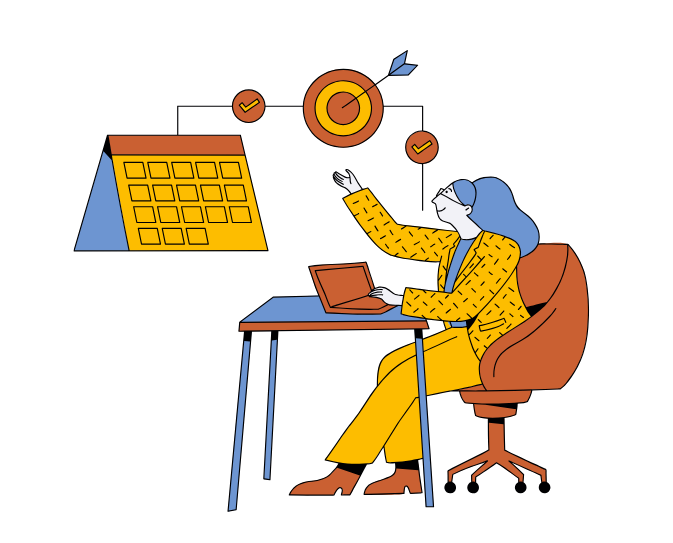 Illustration développement commercial
